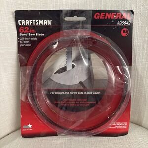 Vintage Sears/Craftsman 926642 62" Inch 3/8 Wide 6 Teeth per Inch Band Saw Blade